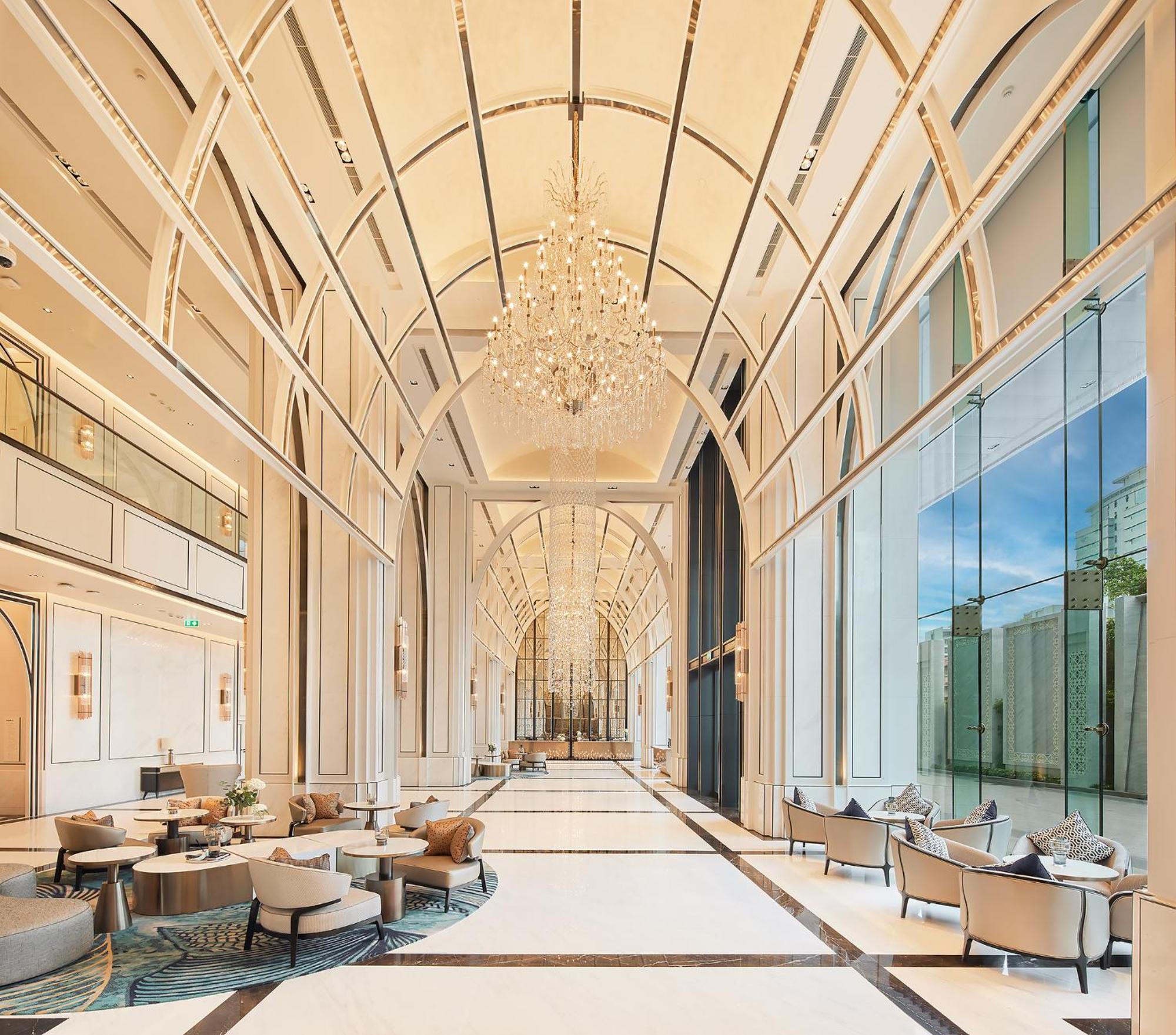 Eastin Grand Hotel Phayathai Banguecoque Exterior foto The lobby of the hotel